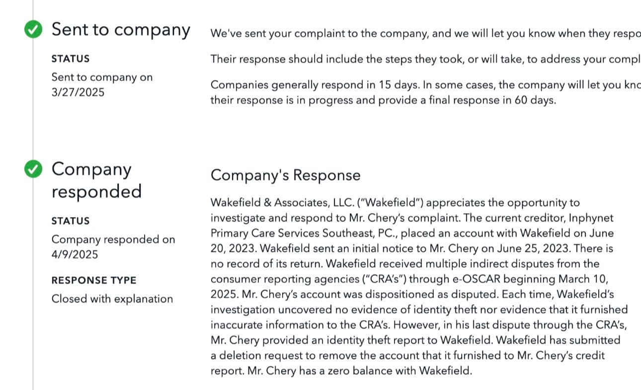 Credit score improvement testimonial